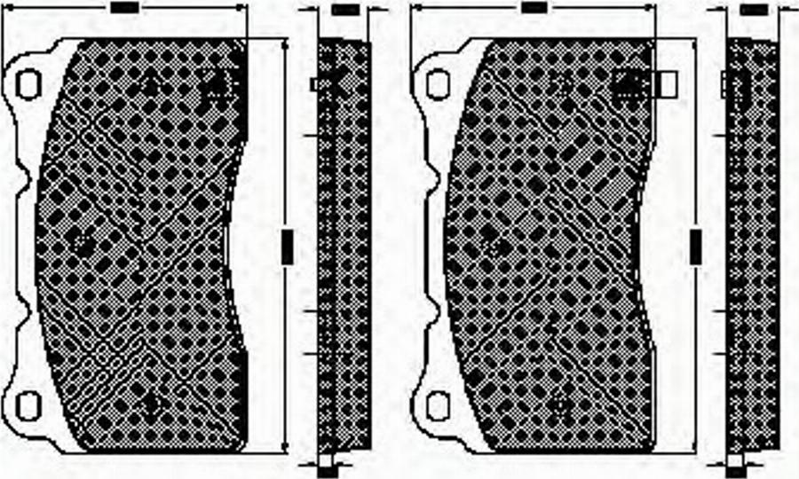 Spidan 32916 - Brake Pad Set, disc brake autospares.lv