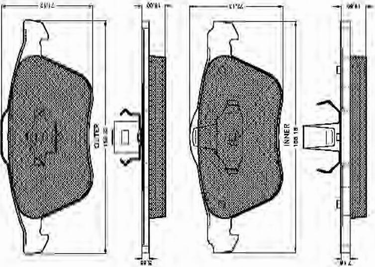 Spidan 32468 - Brake Pad Set, disc brake autospares.lv