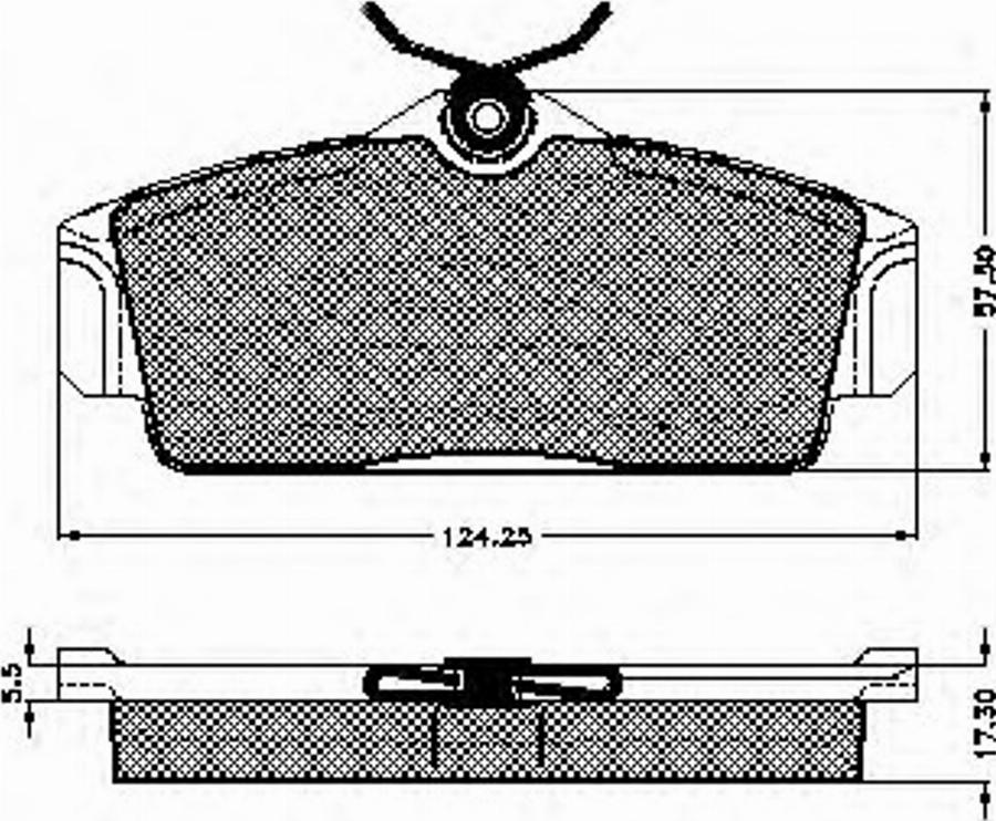 Spidan 32479 - Brake Pad Set, disc brake autospares.lv