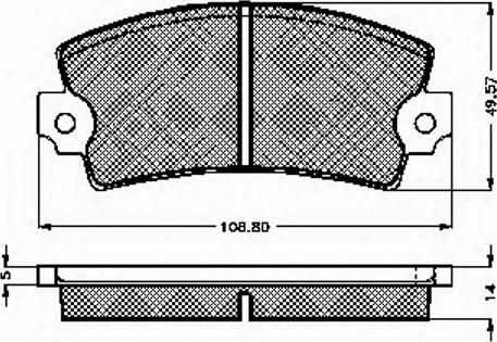 Spidan 32559 - Brake Pad Set, disc brake autospares.lv