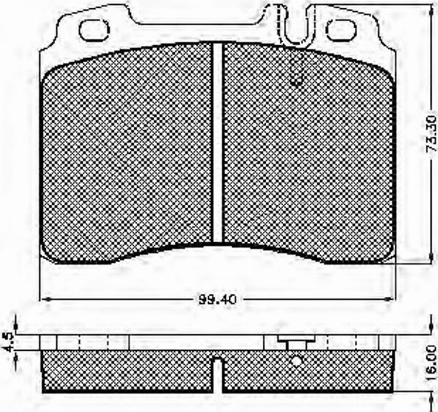 Spidan 32568 - Brake Pad Set, disc brake autospares.lv