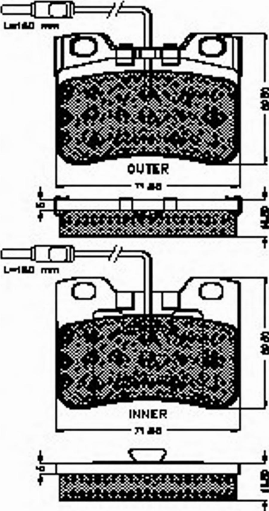 Spidan 32576 - Brake Pad Set, disc brake autospares.lv