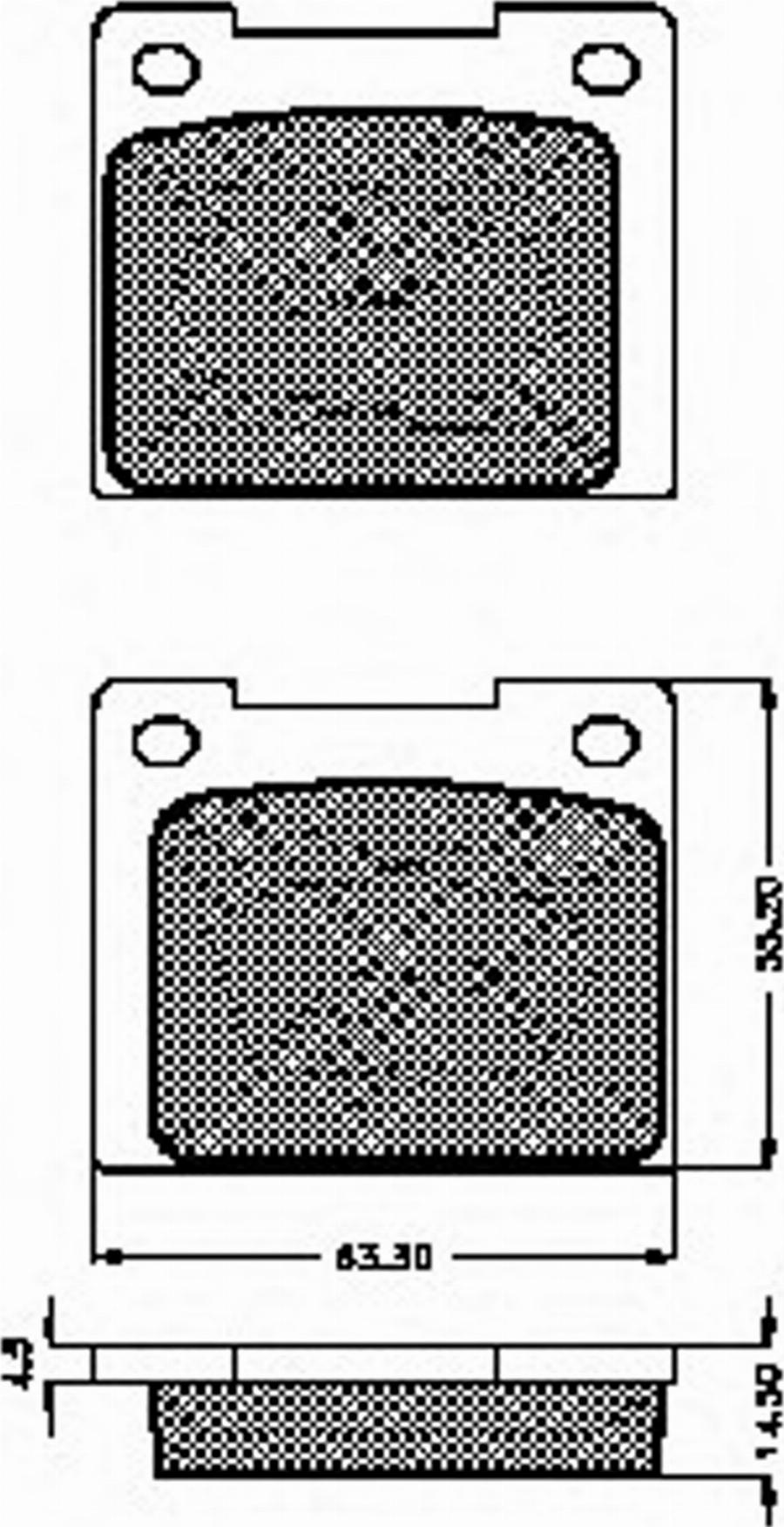 Spidan 32640 - Brake Pad Set, disc brake autospares.lv