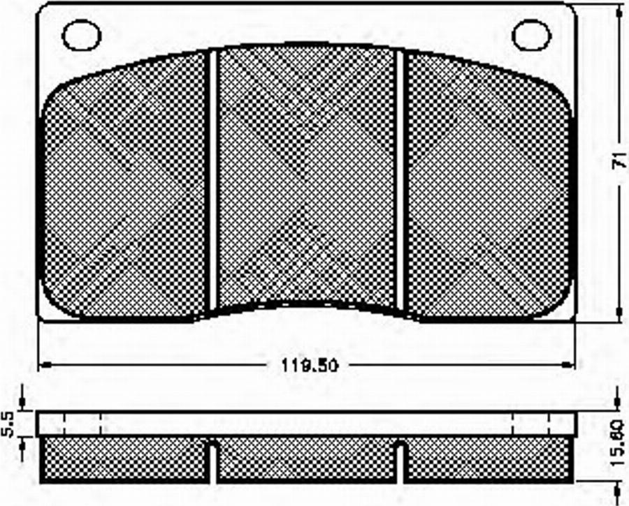 Spidan 32648 - Brake Pad Set, disc brake autospares.lv