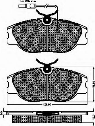 Spidan 32617 - Brake Pad Set, disc brake autospares.lv