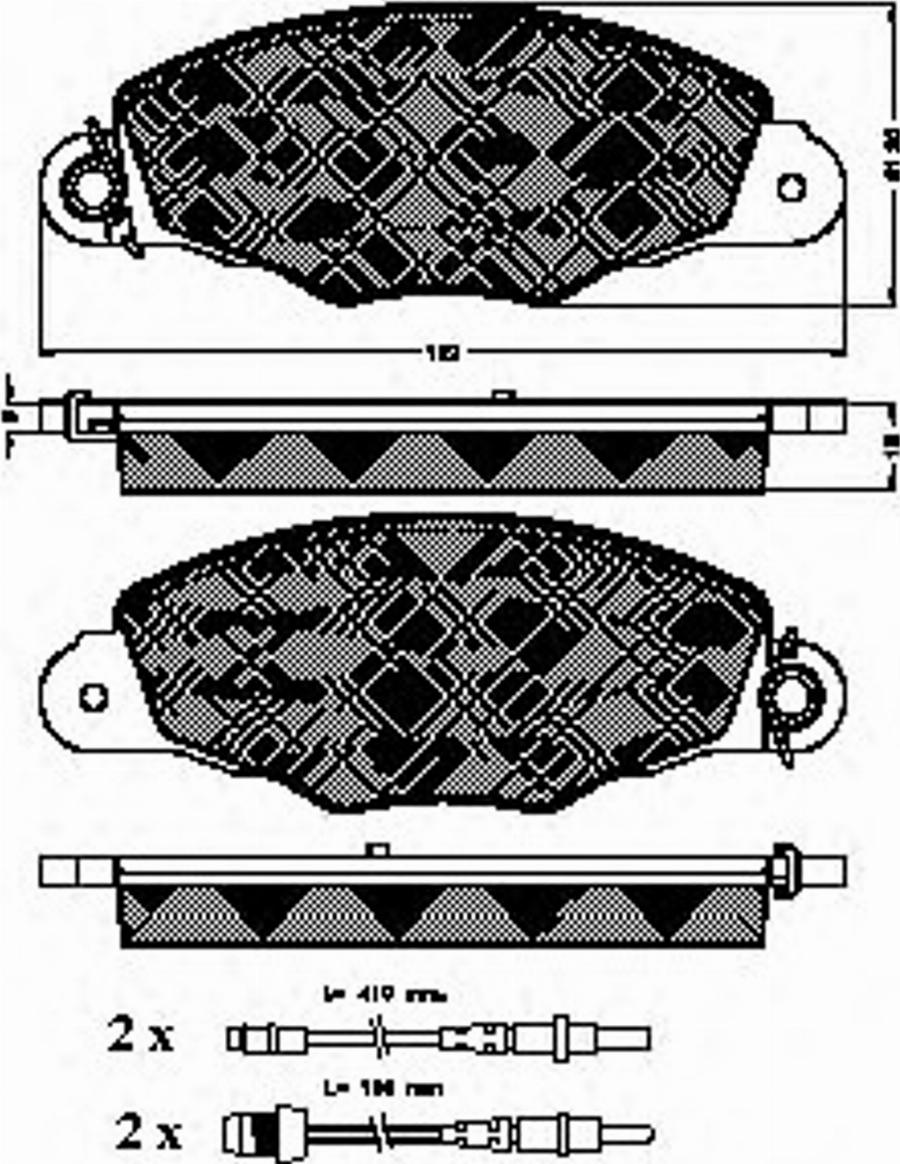 Spidan 32680 - Brake Pad Set, disc brake autospares.lv