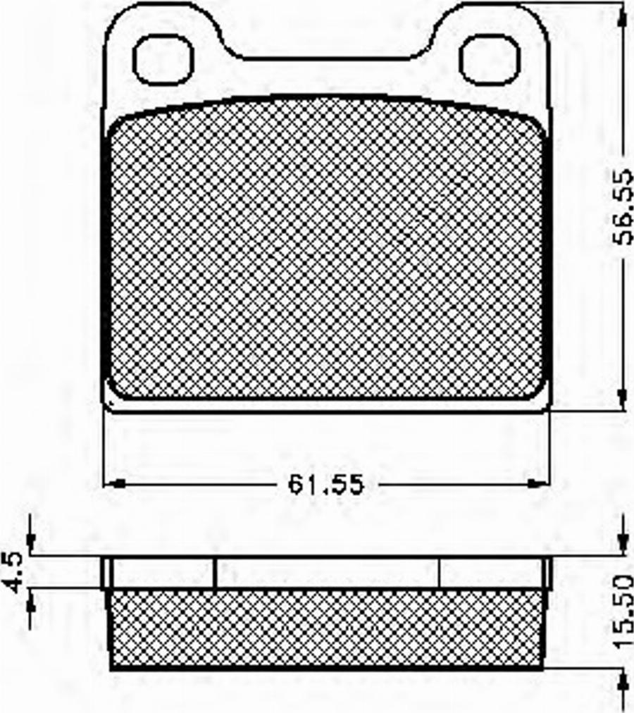 Spidan 32626 - Brake Pad Set, disc brake autospares.lv