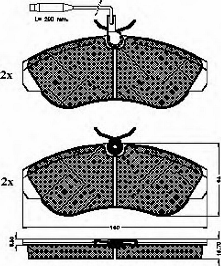 Spidan 32011 - Brake Pad Set, disc brake autospares.lv