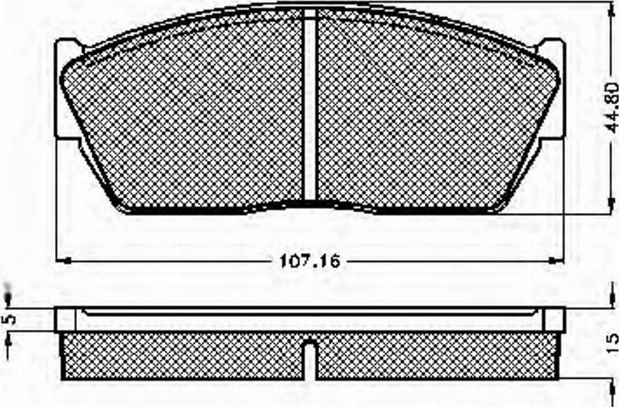 Spidan 32141 - Brake Pad Set, disc brake autospares.lv