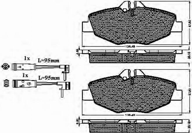 Spidan 32846 - Brake Pad Set, disc brake autospares.lv