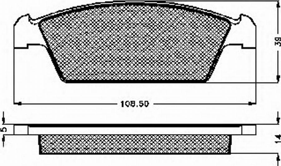 Spidan 32314 - Brake Pad Set, disc brake autospares.lv