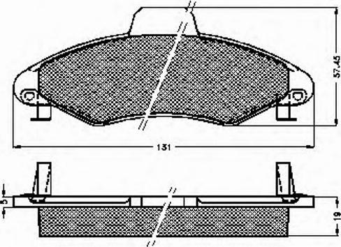 Spidan 32310 - Brake Pad Set, disc brake autospares.lv