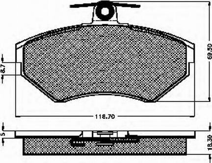 Spidan 32295 - Brake Pad Set, disc brake autospares.lv