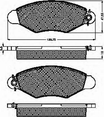 Spidan 32291 - Brake Pad Set, disc brake autospares.lv