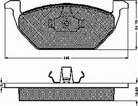 Spidan 32259 - Brake Pad Set, disc brake autospares.lv