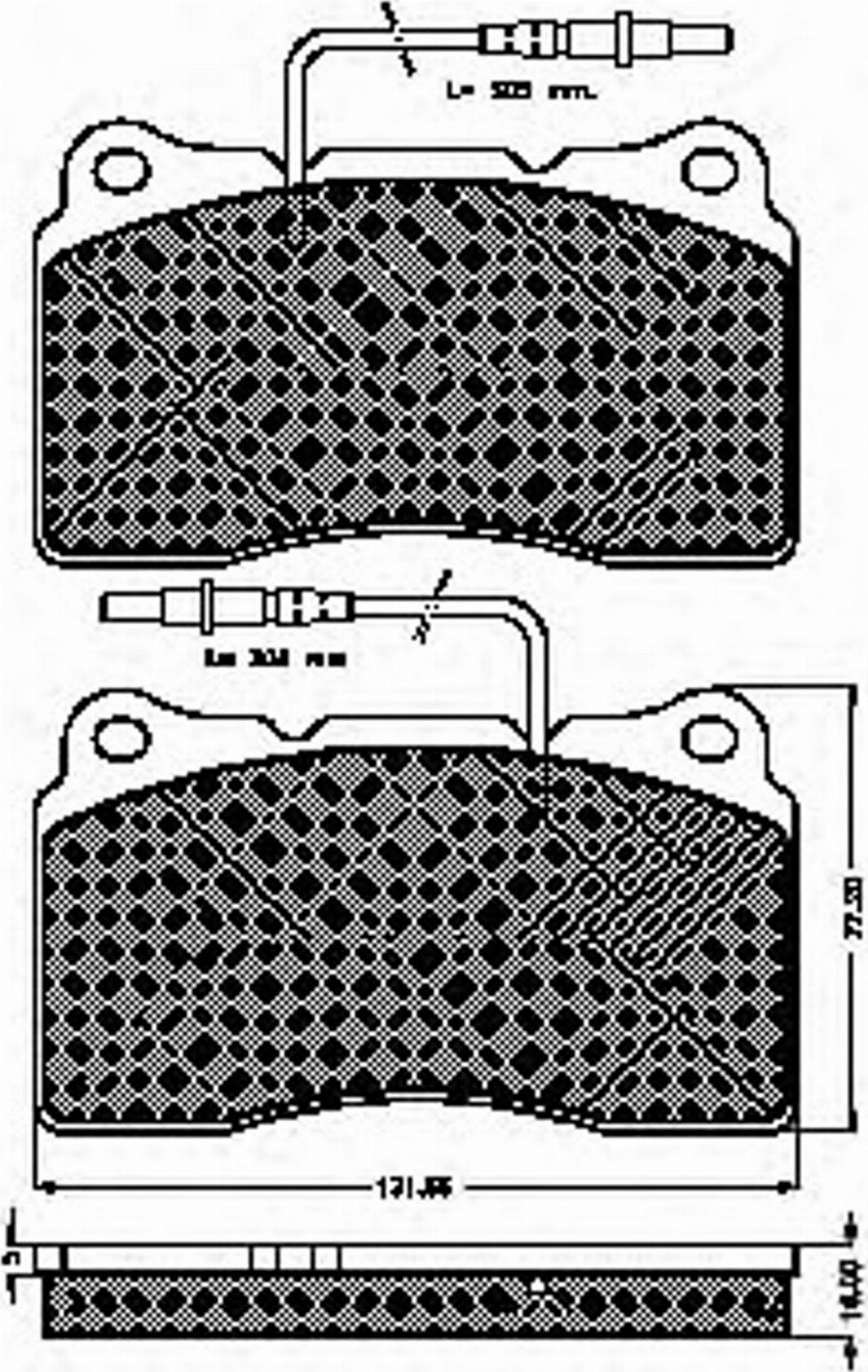 Spidan 32796 - Brake Pad Set, disc brake autospares.lv