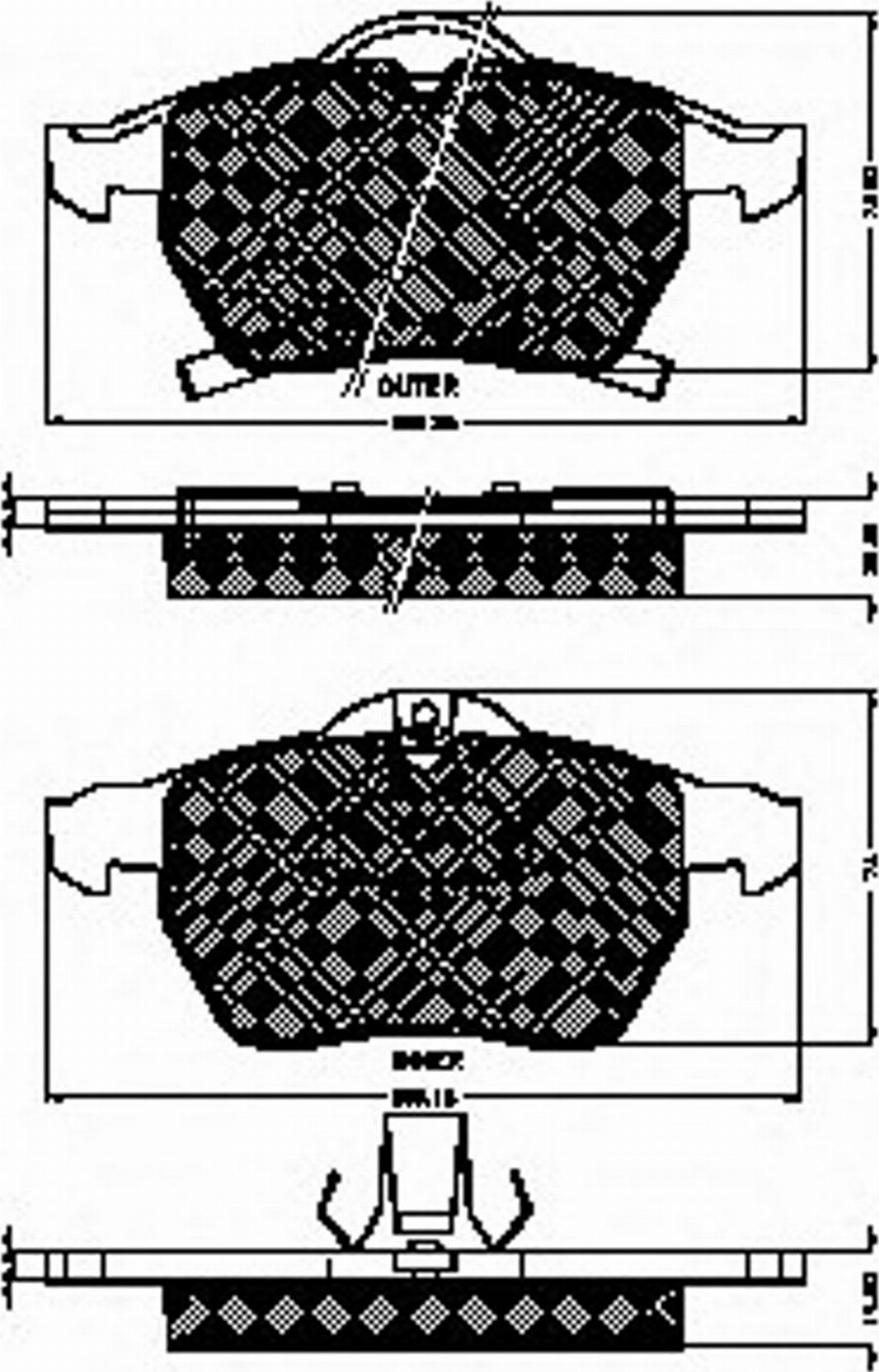 Spidan 32756 - Brake Pad Set, disc brake autospares.lv