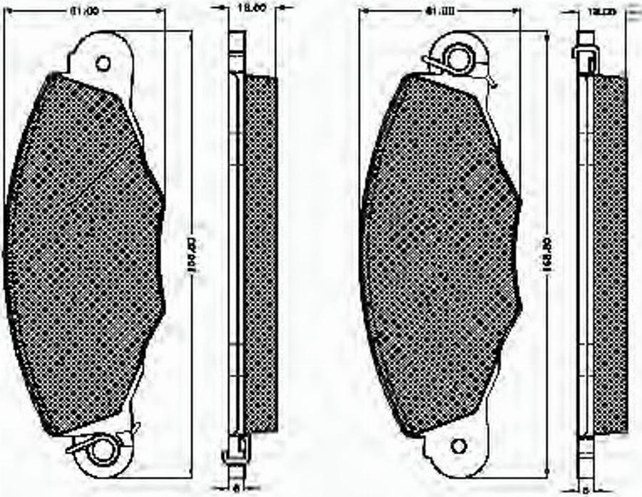 Spidan 32768 - Brake Pad Set, disc brake autospares.lv