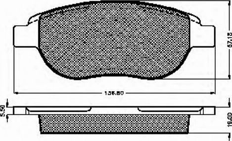 Spidan 32762 - Brake Pad Set, disc brake autospares.lv