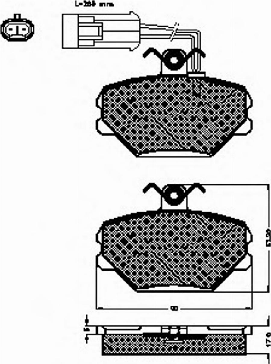 Spidan 32774 - Brake Pad Set, disc brake autospares.lv