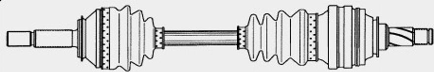 Spidan 24054 - Drive Shaft autospares.lv