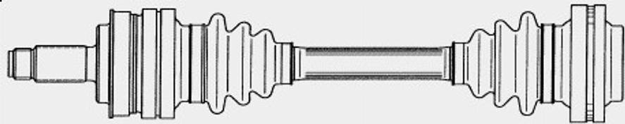 Spidan 21480 - Drive Shaft autospares.lv