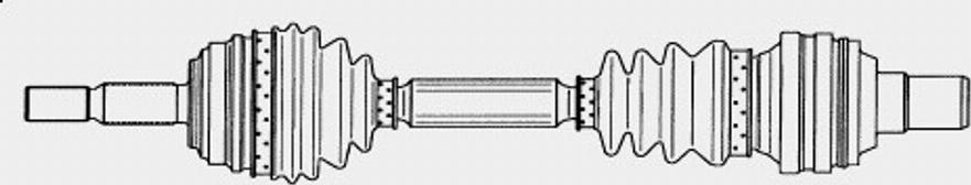 Spidan 21567 - Drive Shaft autospares.lv