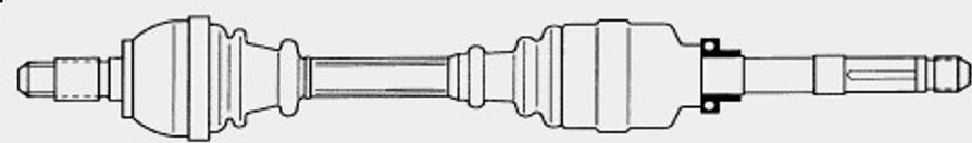 Spidan 21621 - Drive Shaft autospares.lv