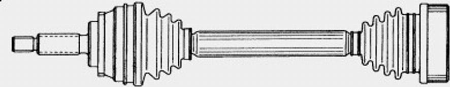 Spidan 21012 - Drive Shaft autospares.lv