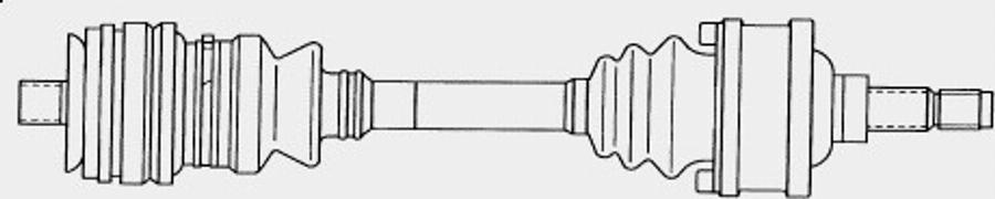 Spidan 22702 - Drive Shaft autospares.lv