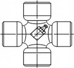 Spidan U 965 - Flexible disc, propshaft joint autospares.lv