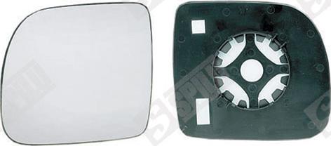 Spilu 12437 - Mirror Glass, outside mirror autospares.lv