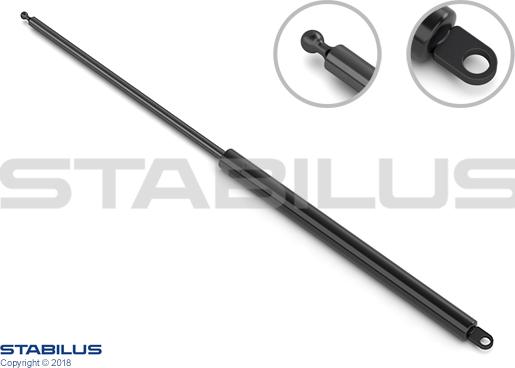 STABILUS 0093IH - Gas Spring, boot, cargo area autospares.lv