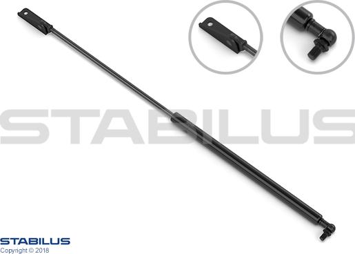 STABILUS 735171 - Gas Spring, boot, cargo area autospares.lv