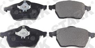 Stark SKAD-1005 - Brake Pad Set, disc brake autospares.lv