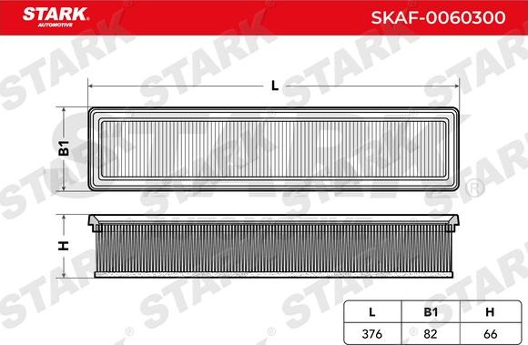 Stark SKAF-0060300 - Air Filter, engine autospares.lv