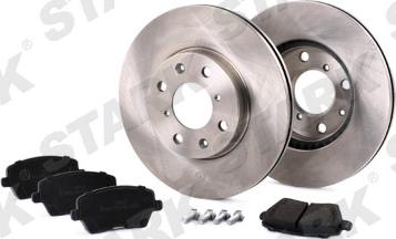 Stark SKBK-1090048 - Brake Set, disc brakes autospares.lv