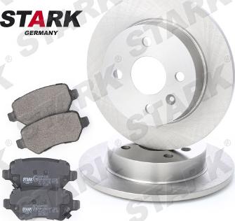 Stark SKBK-1090047 - Brake Set, disc brakes autospares.lv