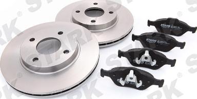 Stark SKBK-1090056 - Brake Set, disc brakes autospares.lv