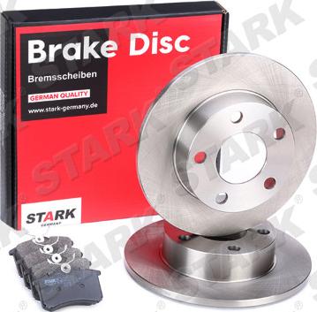 Stark SKBK-1090051 - Brake Set, disc brakes autospares.lv