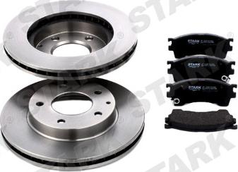 Stark SKBK-1090057 - Brake Set, disc brakes autospares.lv