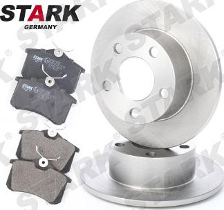 Stark SKBK-1090003 - Brake Set, disc brakes autospares.lv