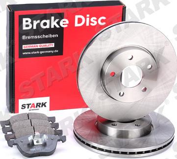 Stark SKBK-1090014 - Brake Set, disc brakes autospares.lv