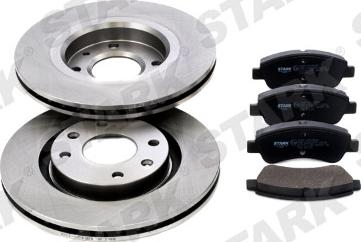 Stark SKBK-1090013 - Brake Set, disc brakes autospares.lv