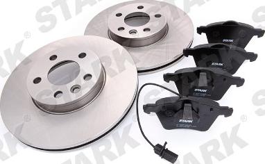 Stark SKBK-1090082 - Brake Set, disc brakes autospares.lv