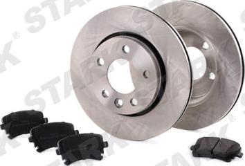 Stark SKBK-1090036 - Brake Set, disc brakes autospares.lv