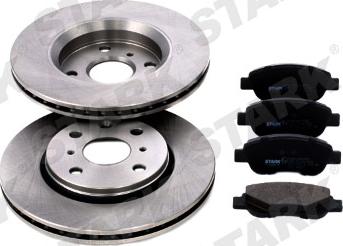 Stark SKBK-1090020 - Brake Set, disc brakes autospares.lv