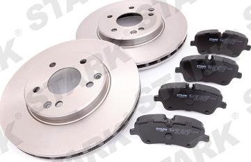 Stark SKBK-1090076 - Brake Set, disc brakes autospares.lv