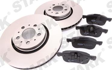 Stark SKBK-1090072 - Brake Set, disc brakes autospares.lv