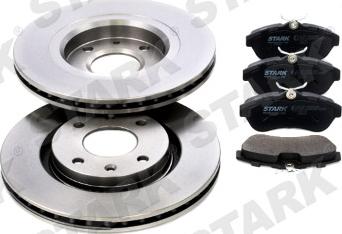 Stark SKBK-1090190 - Brake Set, disc brakes autospares.lv